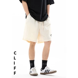 CLIFF กางเกงกีฬาขาสั้นผู้ชาย รุ่นหลวม กางเกงห้าส่วนขากว้าง ใส่ได้ทั้งชายและหญิง มีให้เลือก3สี