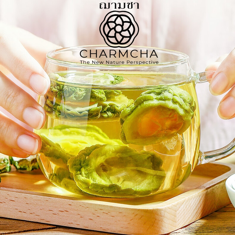มะระอบแห้ง (Dried Bitter Gourd Tea) ชาสมุนไพร ชาดอกไม้ Charmcha ฌามชา - รูปที่ 2