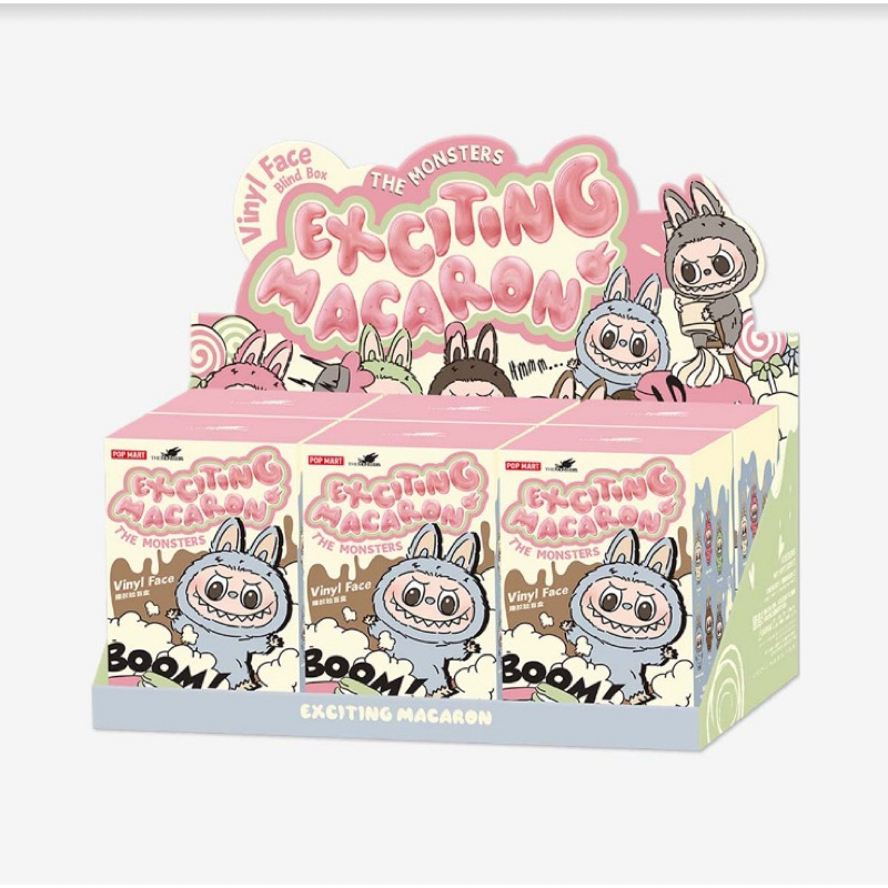 🧚‍♀️ พร้อมส่งในไทย🧚‍♀️Labubuมีของพร้อมส่ง🔥💖[ยกBox] POP MART The Monsters Exciting Macaron 💖สินค้าของ