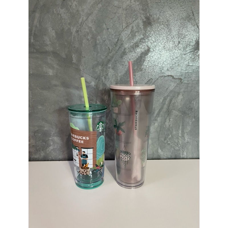 [พร้อมส่ง] Starbucks Tumbler Coffee People Planet 18 oz. /  Home Greenery CC 24 oz.
