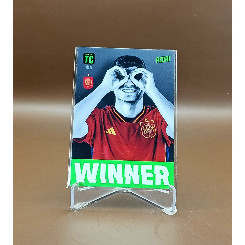 2024 PANINI TOP CLASS Soccer Winner Card (WIN) Pedri N.196