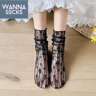 ส่งจากไทย!! ถุงน่อง รุ่น VICTORIA ลายลูกไม้ ผ้าตาข่าย สวมใส่สบาย สำหรับผู้หญิง D02