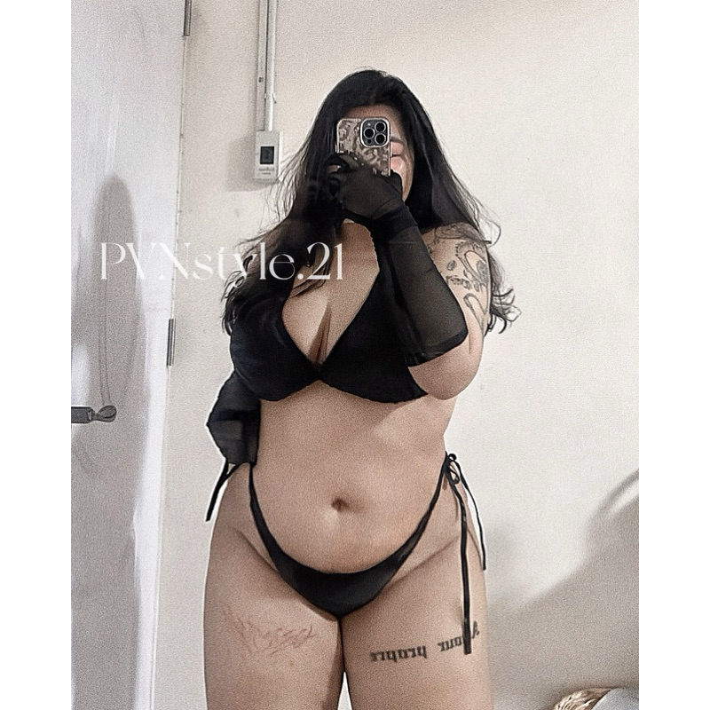 (ไซส์ใหญ่) บีกีนี่สาวอวบอ้วนงานผูกสาย ผ้าว่ายน้ำ อก 36-50 *ไม่ระบุชื่อสินค้า