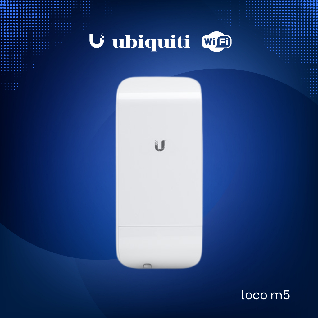 พร้อมส่งจากไทย ส่งไว สินค้าขายดี Nanostation Loco m5 อุปกรณ์ wifi ส่งสัญญาณระยะไกล wifi CPE กลางแจ้ง 5.8G