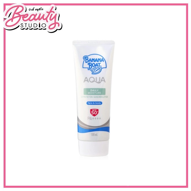(แท้100%) Banana Boat Aqua Moisture UV Protection Sunscreen Lotion face & body SPF50+/PA+++