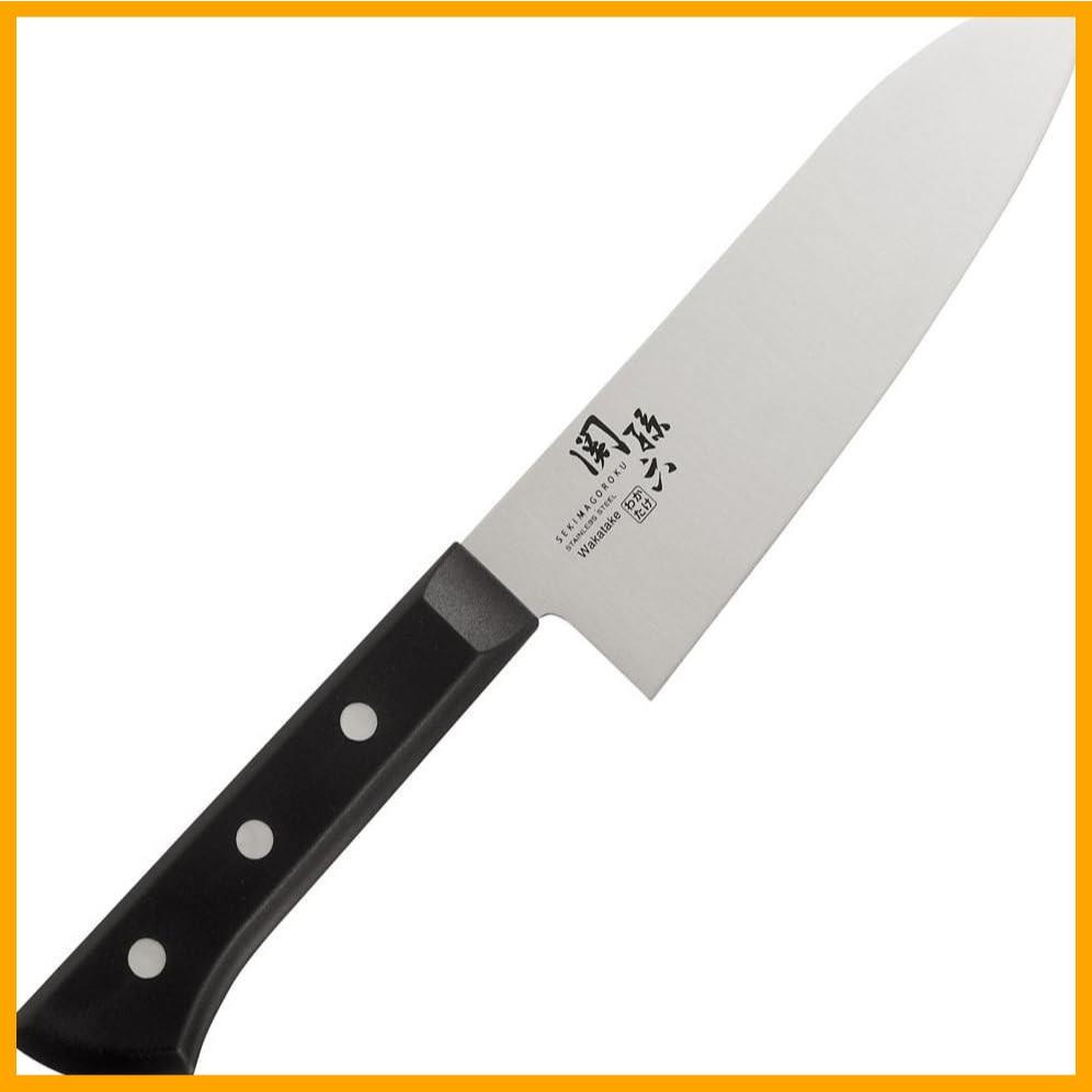 [ส่งตรงจากญี่ปุ่น] KAI มีด Santoku Seki Magoroku Wakatake สแตนเลส ผลิตในประเทศญี่ปุ่น 165mm เครื่องล