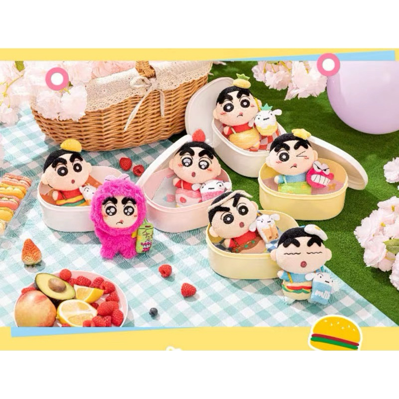 พร้อมส่ง ใช้โค้ดลดวีดีโอ แบบสุ่ม พวงกุญชินจัง Shinchan Yummy Box