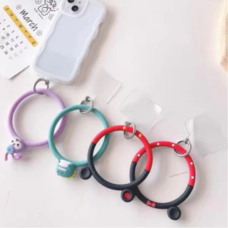 【ราคาทุกที่สุด】🔥พร้อมส่ง🔥สายคล้องโทรศัพท์มือถือ แถมแผ่นห้อยโทรศัพท์ สายคล้องข้อมือพวงกุญแจลูกปัด