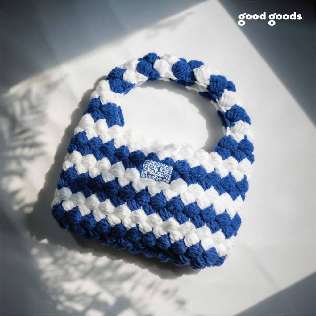 กระเป๋าถักมือ ลายวอล์นัต Good Goods