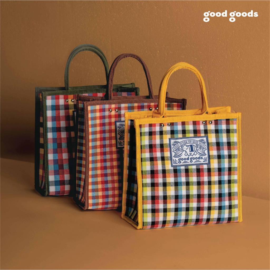 กระเป๋าถือผ้าขาวม้า Good Goods