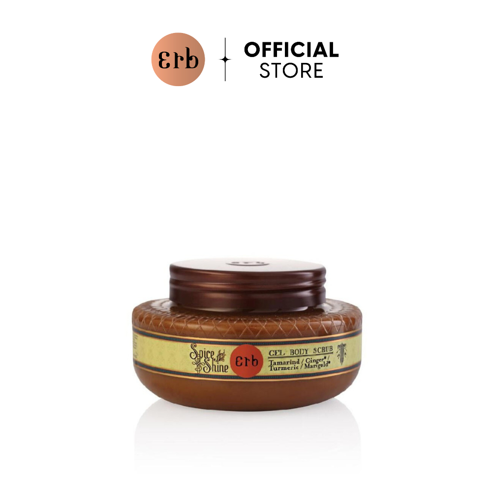 Erb Spice & Shine Gel Body Scrub 240 ml. เอิบ สครับขัดผิว สูตรมะขาม ผลัดเซลล์ผิว รักษาสมดุลผิว เนียนนุ่ม กระจ่างใส