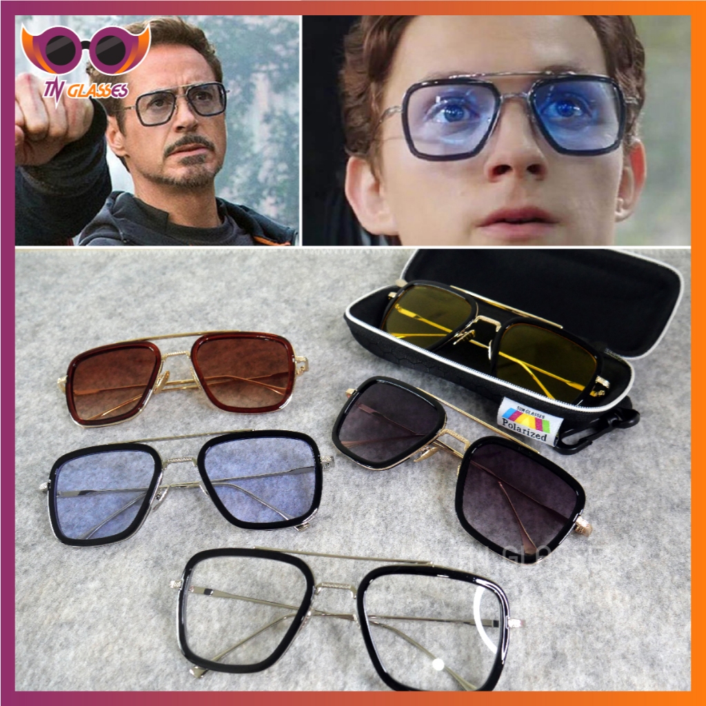 TN Glasses แว่น edith แว่น Tony Stark หรือ Ironman - แว่น Peter Parker หรือ แว่น Spiderman
