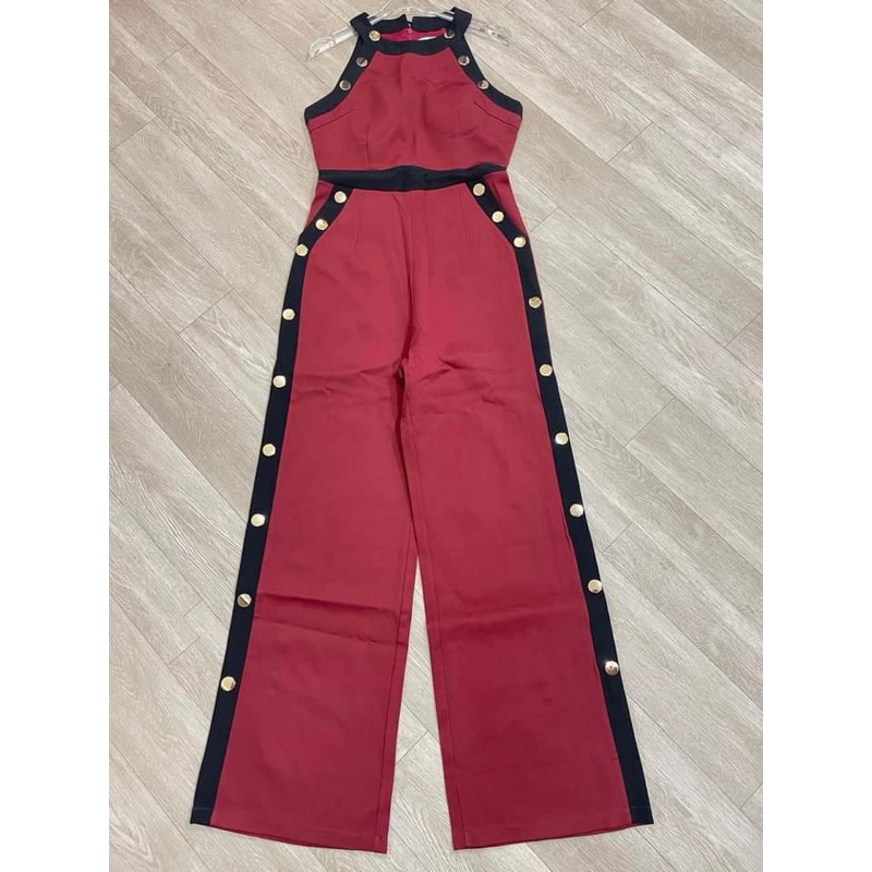 จั๊มสูทขายาวแดง ป้าย Valley Girl ไซส์ S