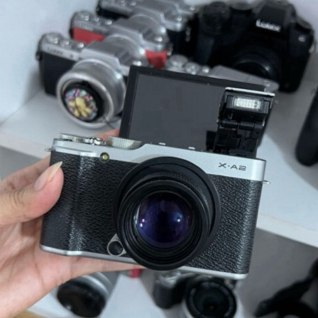 กล้องมือ2 Fuji xa2/เลนส์ละลายมือหมุน
