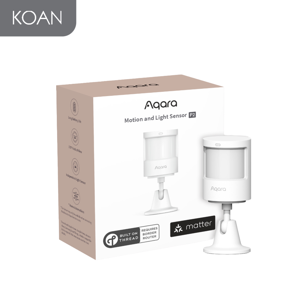 Aqara Motion and Light Sensor P2 Thread version เซ็นเซอร์ตรวจจับการเคลื่อนไหว