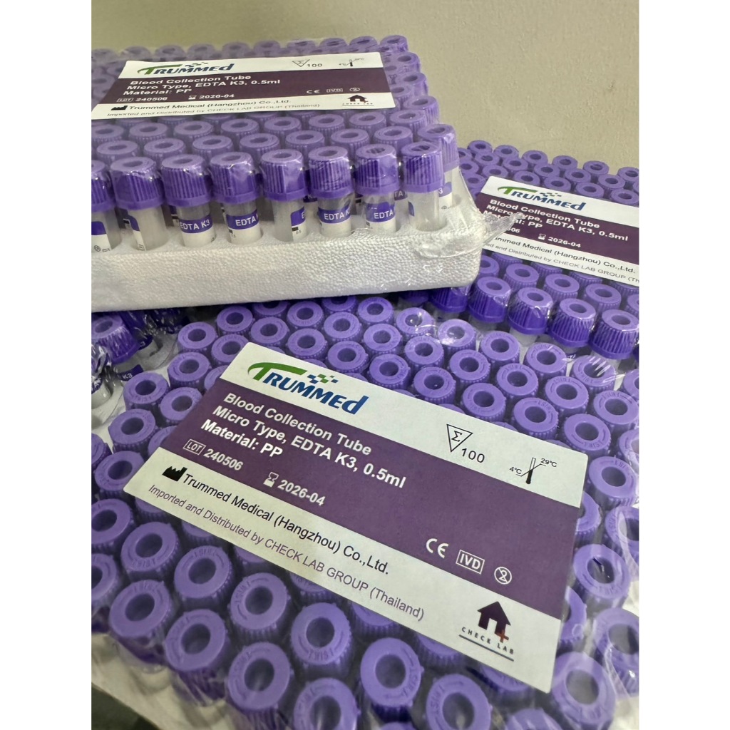 Blood Collection tube Micro Type EDTA K3 Non Vacuum 0.5ml