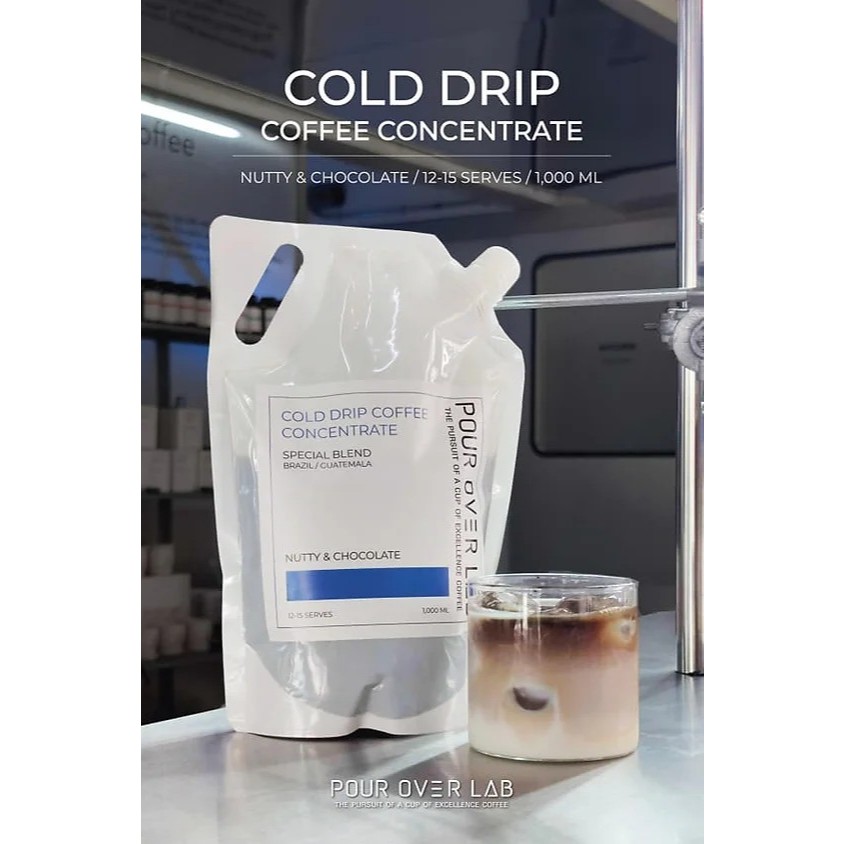 กาแฟสกัดเย็น Cold Drip Coffee Nutty & Chocolate NO.1 Concentrate | POUR OVER LAB
