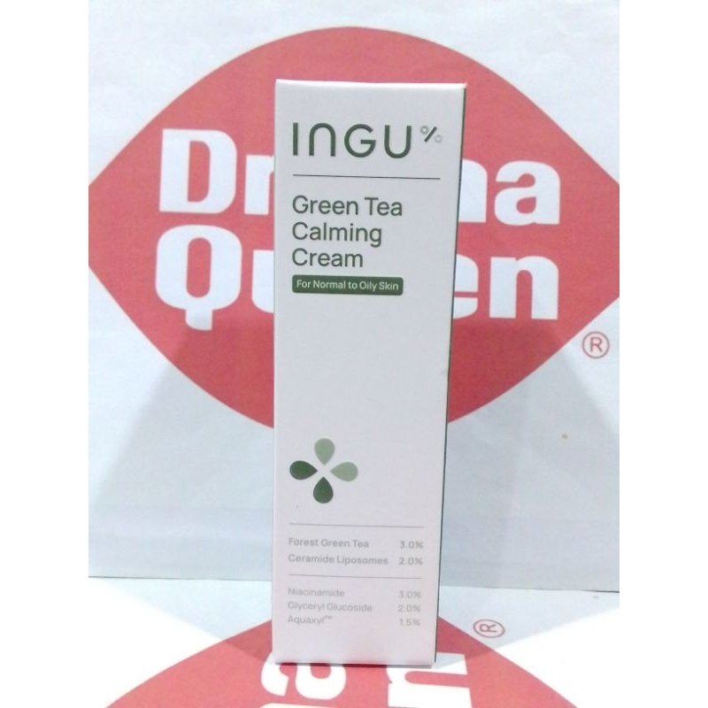 💚ลด10%💚 INGU Green Tea Calming Cream 50 ml ครีมบำรุงเพิ่มความชุ่มชื้นและเสริมปราการป้องกันผิว