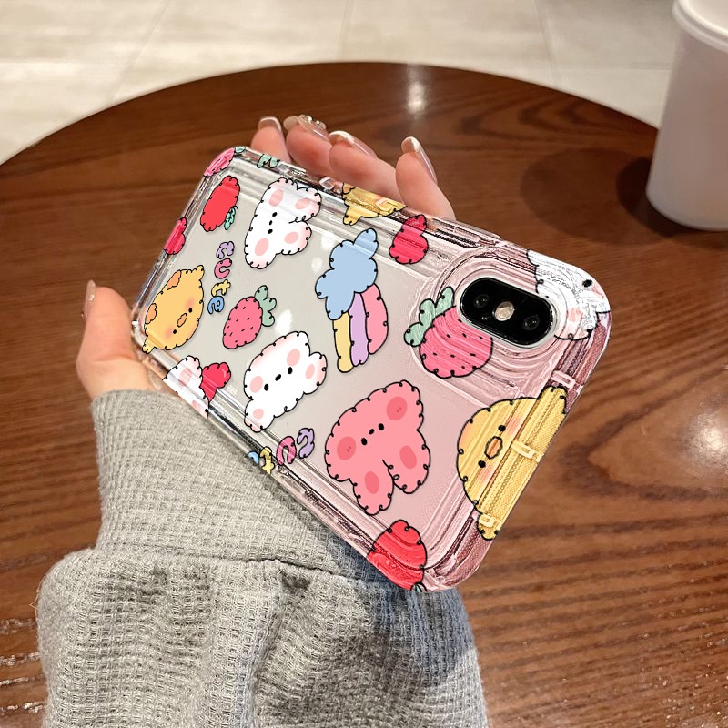 เคสโทรศัพท์มือถือแบบนิ่ม ดอกไม้ For Oppo A15 A76 A55 A72 A92 A38  A18 A9 A3S A5S A31 A73 A57 A16 A17 A17K A74 A12 A54 A5 - รูปที่ 5