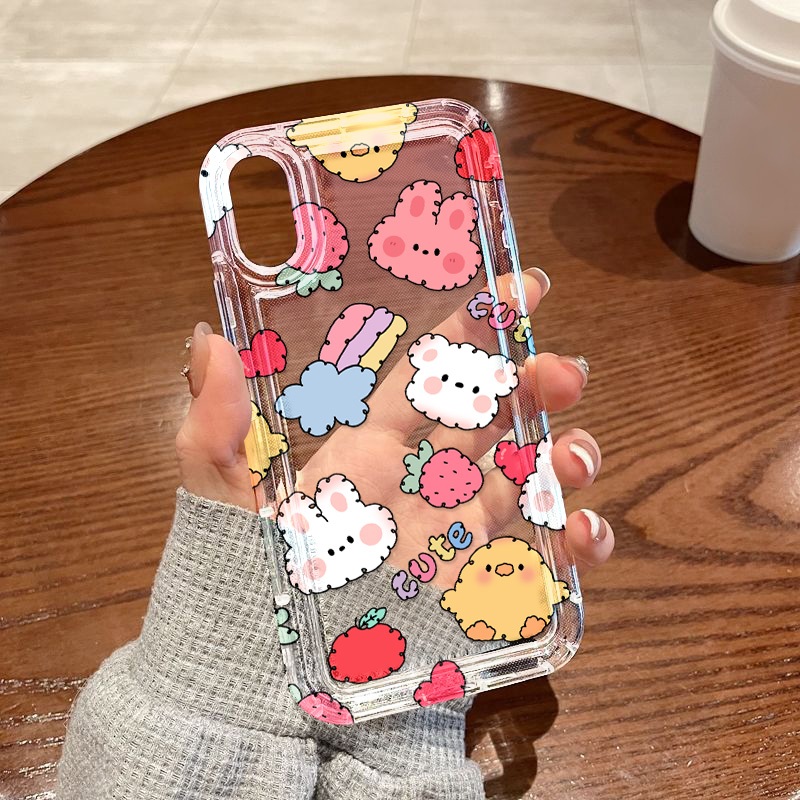 เคสโทรศัพท์มือถือแบบนิ่ม ดอกไม้ For Oppo A15 A76 A55 A72 A92 A38  A18 A9 A3S A5S A31 A73 A57 A16 A17 A17K A74 A12 A54 A5 - รูปที่ 7