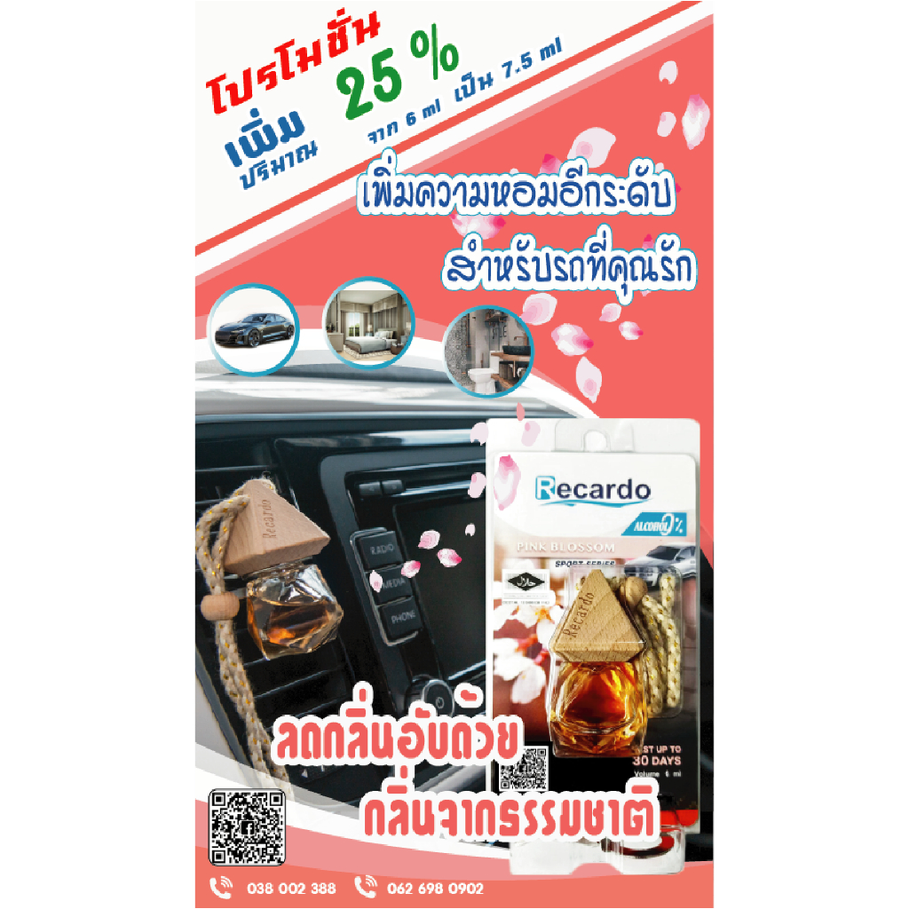 Recardo Car Perfume Pink Blossom