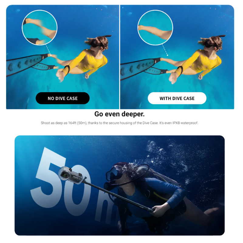 Insta360 X4 Invisible Dive Case รับประกัน 1 ปี