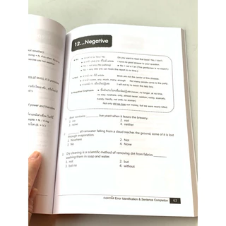 ถอดรหัส ERROR IDENTIFICATION & SENTENCE COMPLETION | error