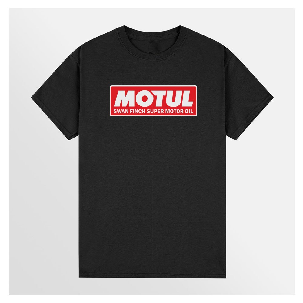 MOTUL 004 MOTOR OIL T SHIRT COTTON 100% SIZE M -3XL เสื้อยืด คอกลม โมตุล น้ำมันเครื่อง รถซิ่ง