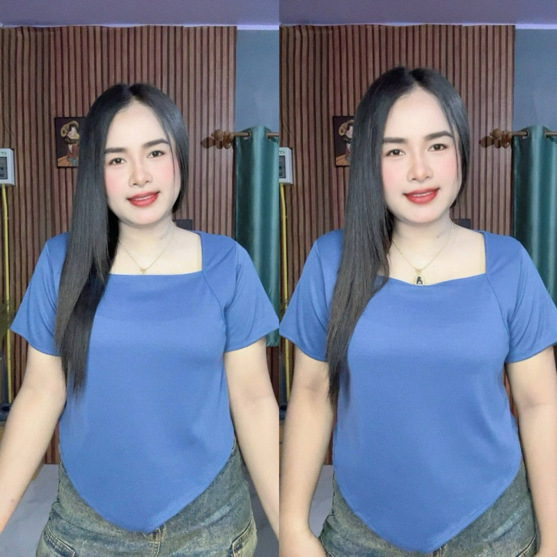 R91 เสื้อชายวี ผ้าร่อง พรางหุ่น (อก 36-48) - รูปที่ 6