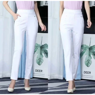 กางเกงผ้ายืดเกาหลี เอว 24-44 นิ้ว ( XL - 7XL )