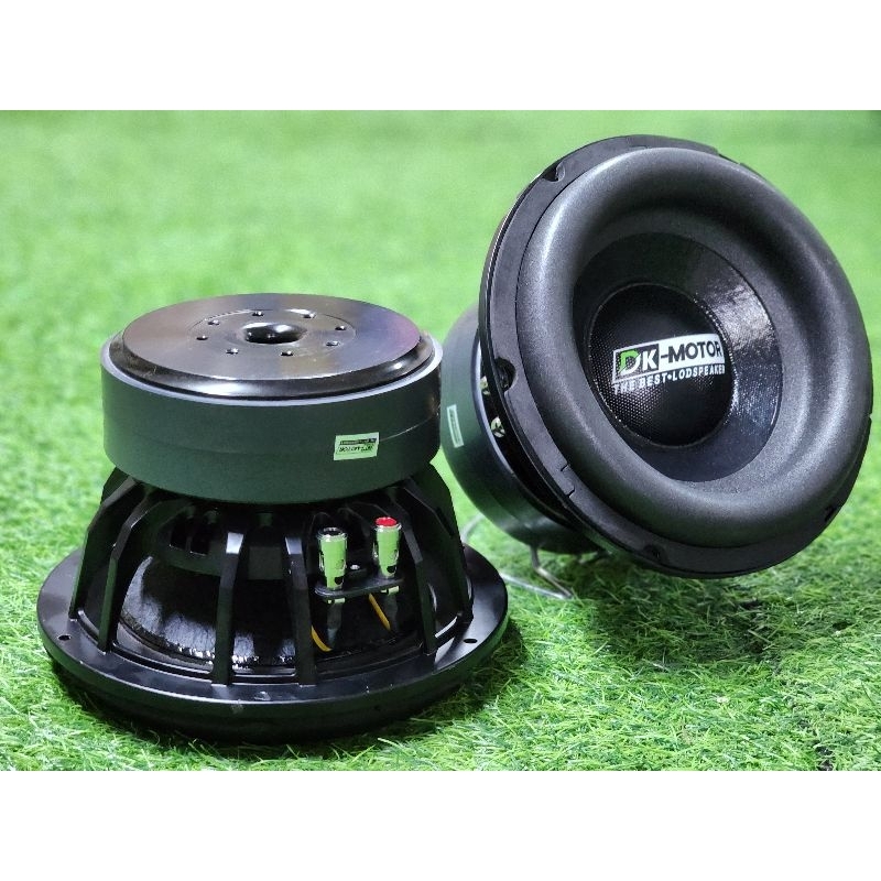 ซับ8นิ้ว โครงดำ ก้านคู่ ตูดดำ DK MOTOR 8” 145/20/2 v.50.5mm ดอกเบส ดอกซับ วูฟเฟอร์ ลำโพงซับ diy subw