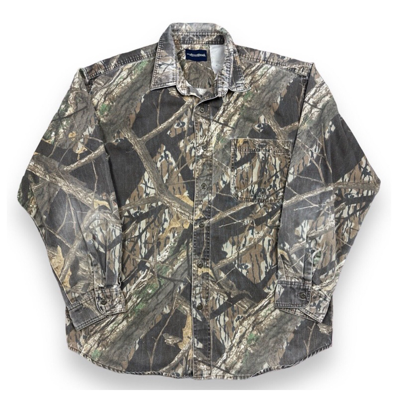 เสื้อวินเทจลายป่า mossy oak