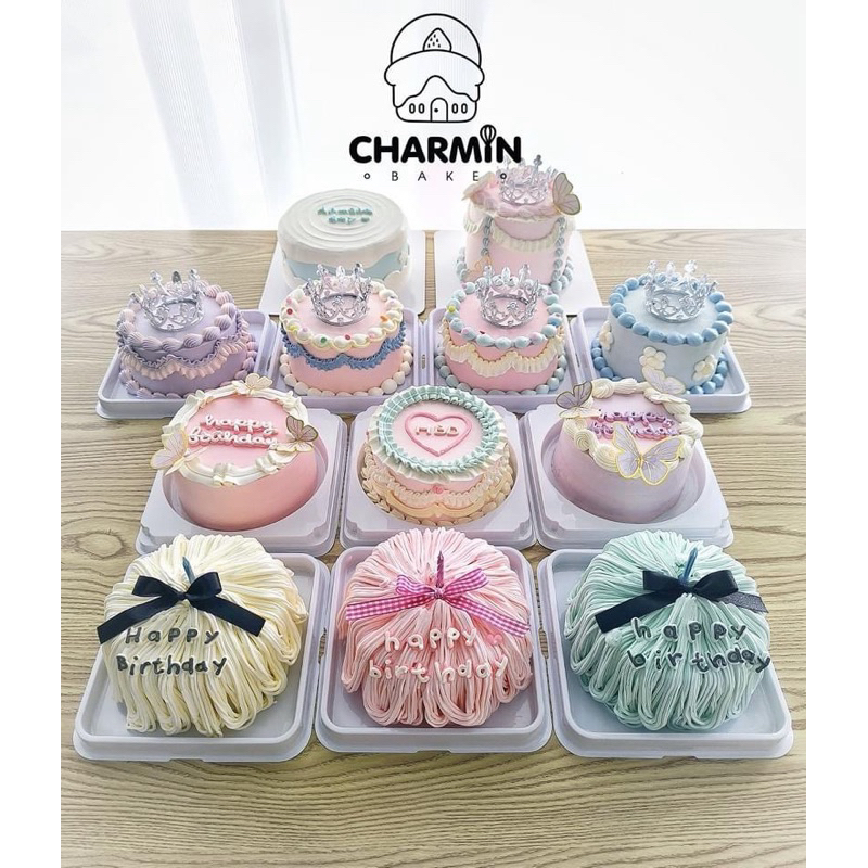 กล่องใส กล่องใส่เค้ก ขนาดครึ่งปอนด์ แพค 25 ใบ พร้อมส่ง
