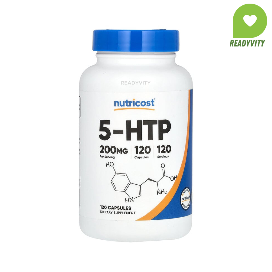 Nutricost, 5-HTP, 200 mg, 120 Capsules
