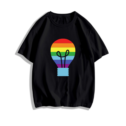 LGBT T-SHIRT เสื้อยืดผ้าคอตตอน แขนสั้น คอกลม มีของพร้อมส่ง