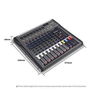 Audio Mixer Professional Mixer 6-8-12 Channel MX04/6/8BT Equ…