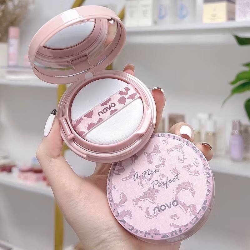 C.250.[พร้อมส่ง] ตลับจริง คุชชั่น คุมมัน ผิวชุ่มชื้น ปกปิดกันน้ํา Novo Air Cushion ผิวขาวกระจ่างใส - รูปที่ 4