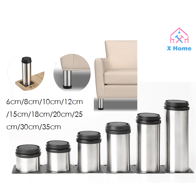 4 ชิ้น ขาโต๊ะ ขารองชั้น ขาเหล็ก ขาตู้ ขาเตียง ขารองโซฟา ขาโซฟา ขาโต๊ะ ขาเฟอร์นิเจอร์ ขารองเฟอร์นิเจอร์ อะไหล่โซฟา 6-30cm