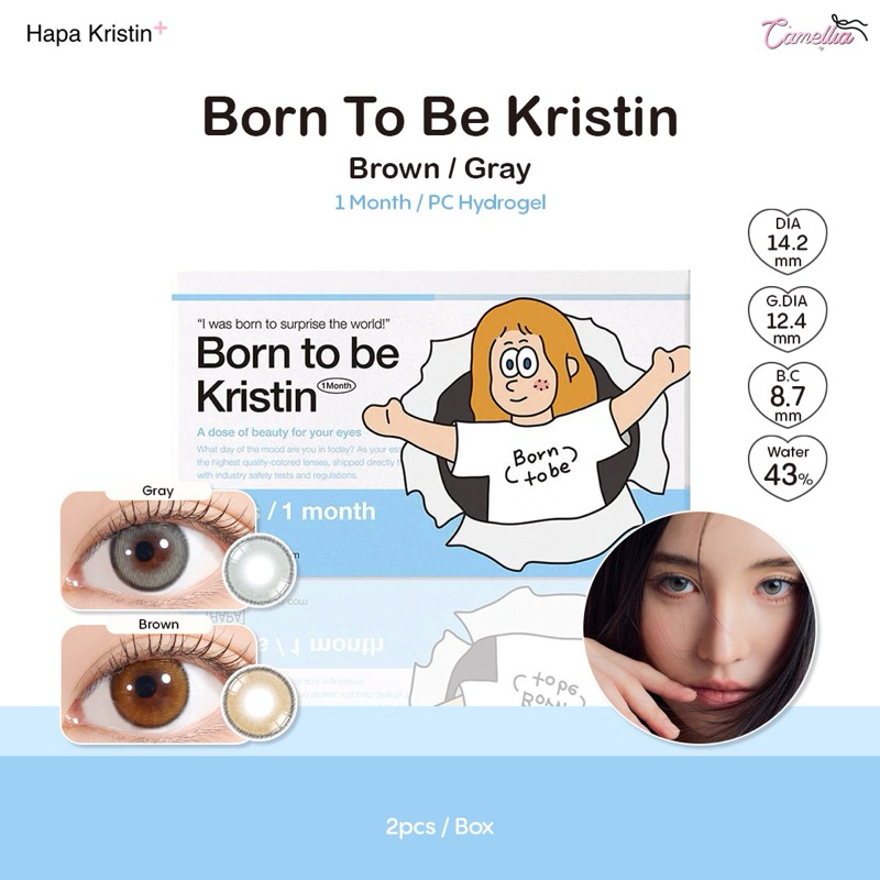 Hapa Kristin รุ่น Born To Be Kristin คอนแทคเลนส์เกาหลีรายเดือน
