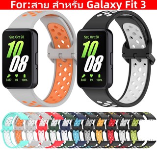 สาย สําหรับSamsung Galaxy Fit 3 นาฬิกา สาย สำรอง สายซิลิโคนN/ke Galaxy Fit3 สายสําหรับ Watch Watch fit 3