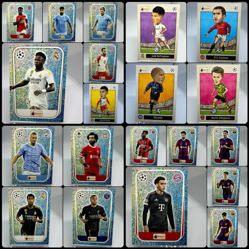 การ์ดสะสมฟุตบอลลิขสิทธิ์แท้ Topps Merlin Heritage UEFA Club 2023-24