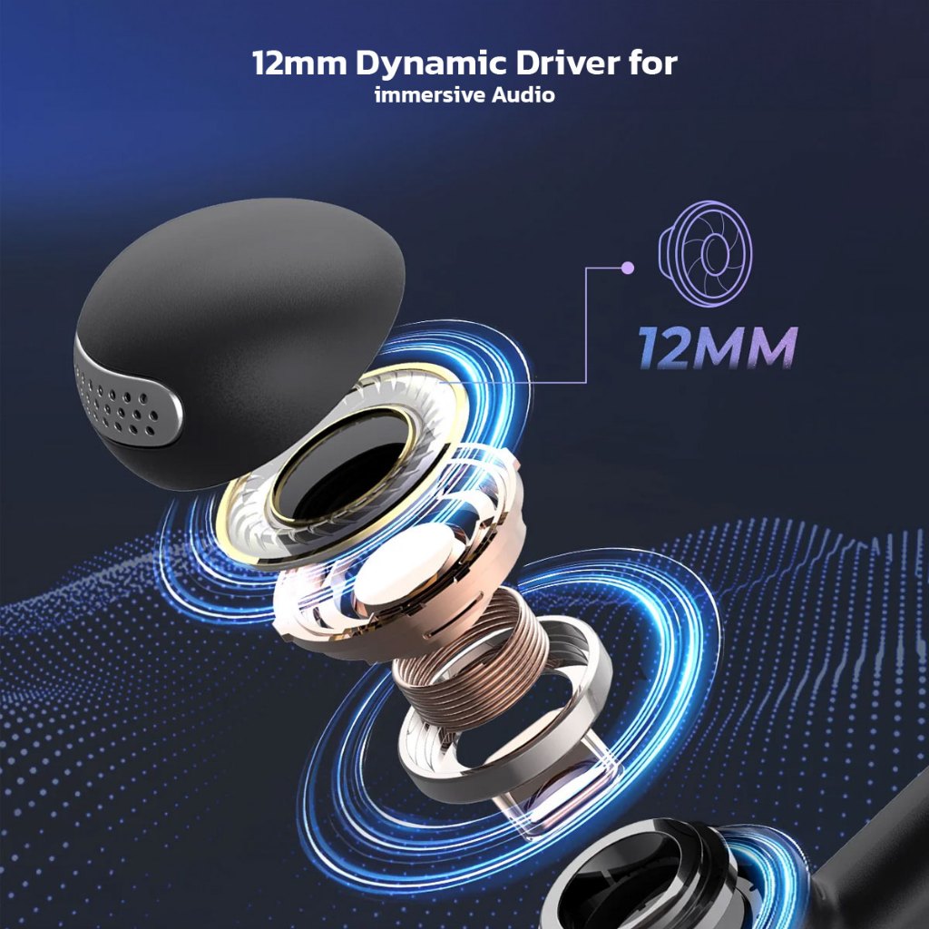 HAVIT หูฟังบลูทูธ รุ่นTW980 ไร้สาย น้ำหนักเบา ตัดเสียงรบกวน Wireless Earbuds