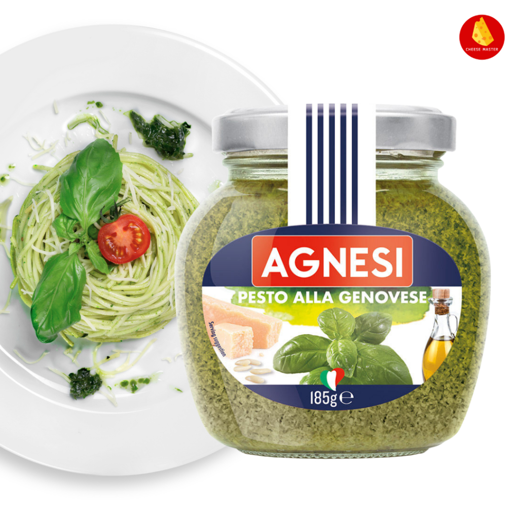 ซอสสปาเก็ตตี้ พาสต้า เพสโต้ 185g (Agnesi Pesto Pasta Sauce 185g )