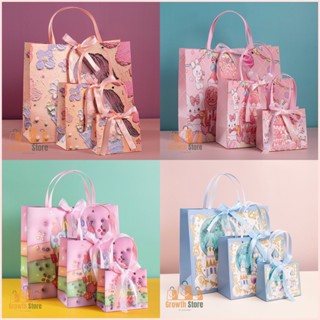 พร้อมส่งจากไทย ถุงกระดาษ ถุงของขวัญ งานพรีเมี่ยม ขายเป็นใบ ง…