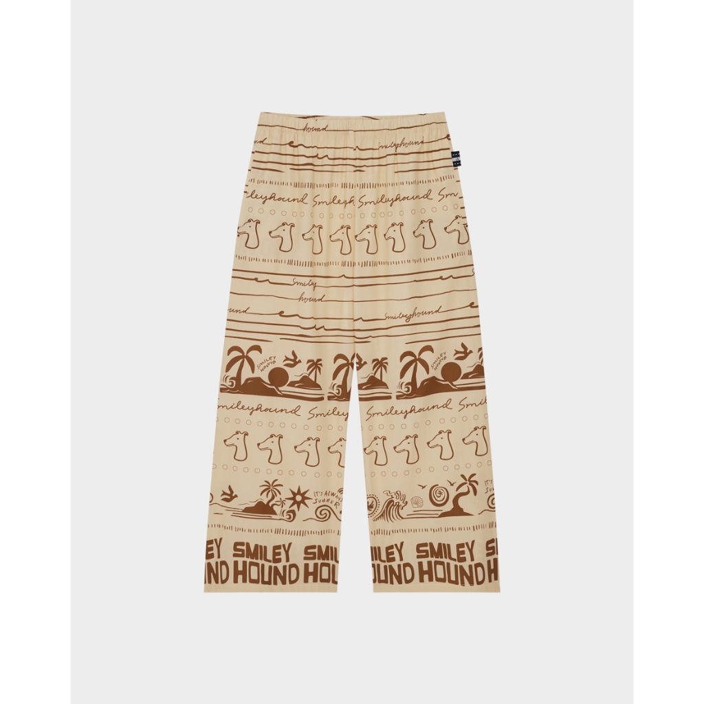S24 SMILEYHOUND SABAI SABAI : DRAWSTRING PANTS (Beige)