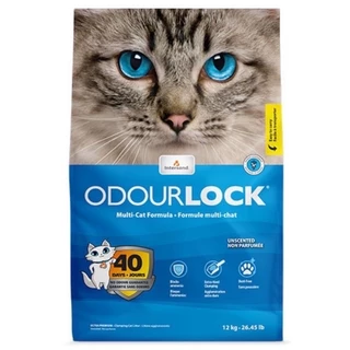 ODOUR LOCK Ultra Premium โอโดล็อค ทรายแมวหินภูเขาไฟอัลตราพรีเมี่ยม ขนาด12kg