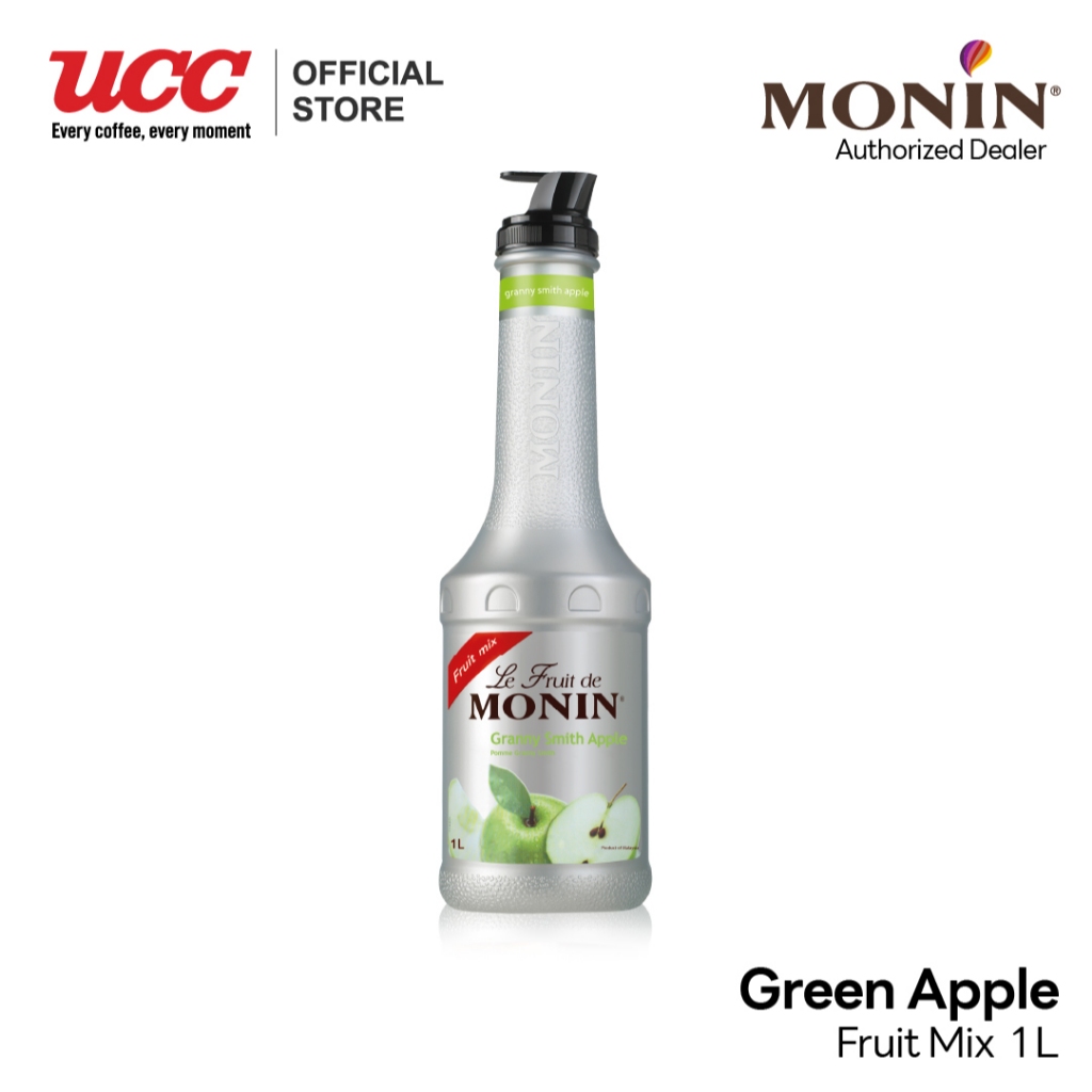 MONIN Green Apple Fruit Mix แอปเปิ้ลเขียวฟรุ๊ตมิกซ์ 1L.