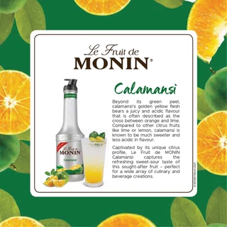 MONIN Calamansi Fruit Mix มะปี๊ดฟรุ๊ตมิกซ์ 1L.