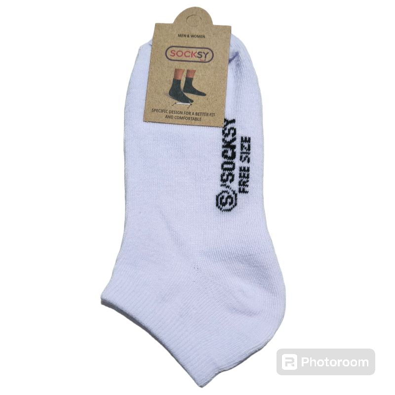 ถุงเท้าข้อสั้น(ตาตุ่มpj) socksy ขนาดฟรีไซส์ ถุงเท้าคุณภาพดี เนื้อนุ่ม (แพ็ค 5/10คู่) ราคา ถูกที่สุด ดีลบีเคเค แกลเลอรีภาพที่ 3
