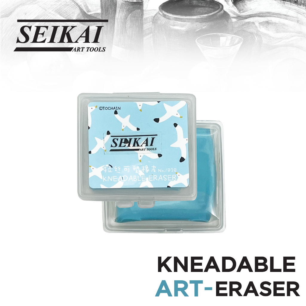 ยางลบปั้นได้ Seikai Kneadable Art Eraser ยางลบชาร์โคล ยางซับคาร์บอน ยางลบยืดได้ - รูปที่ 2